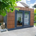 Abri de Jardin Rénové 12 m² – Module Isolé Bois & Anthracite – Image 6