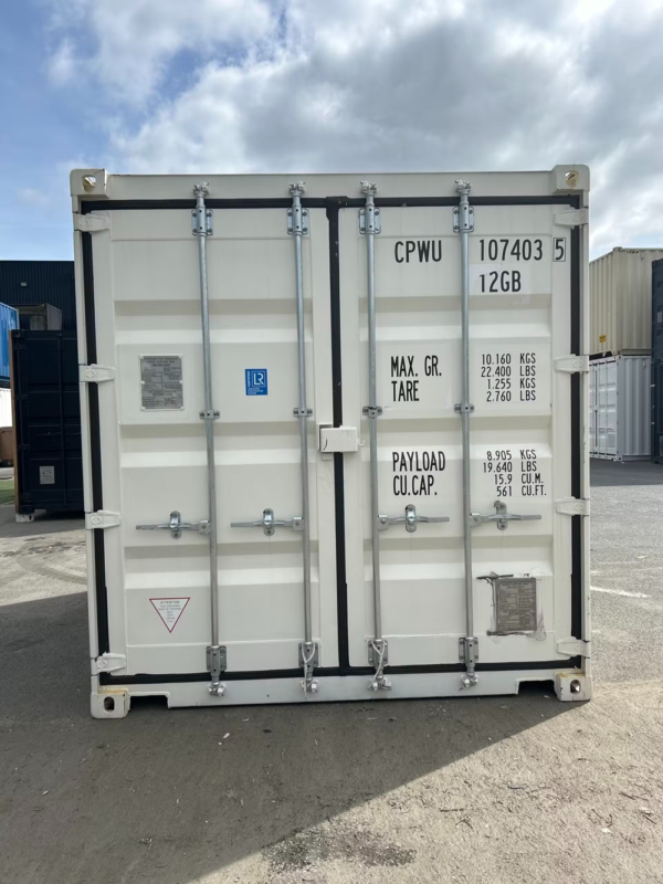 Container maritime 10 pieds Neuf– Blanc