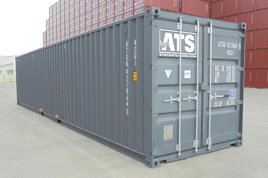 Container maritime 40 Pieds – Gris Container maritime 40 Pieds Neuf– Gris