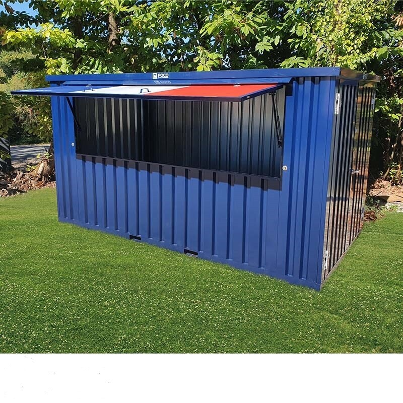 Conteneur bar démontable 4 x 2 mètres XL, 13 pieds Conteneur Bar Démontable 4x2 XL 13 Pieds