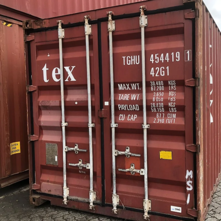 Conteneur maritime 40 pieds DV