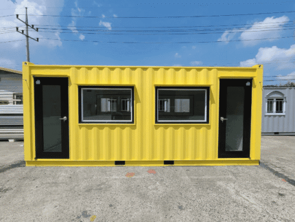 Container Bureau 20 Pieds Neuf Coloris Jaune Premium
