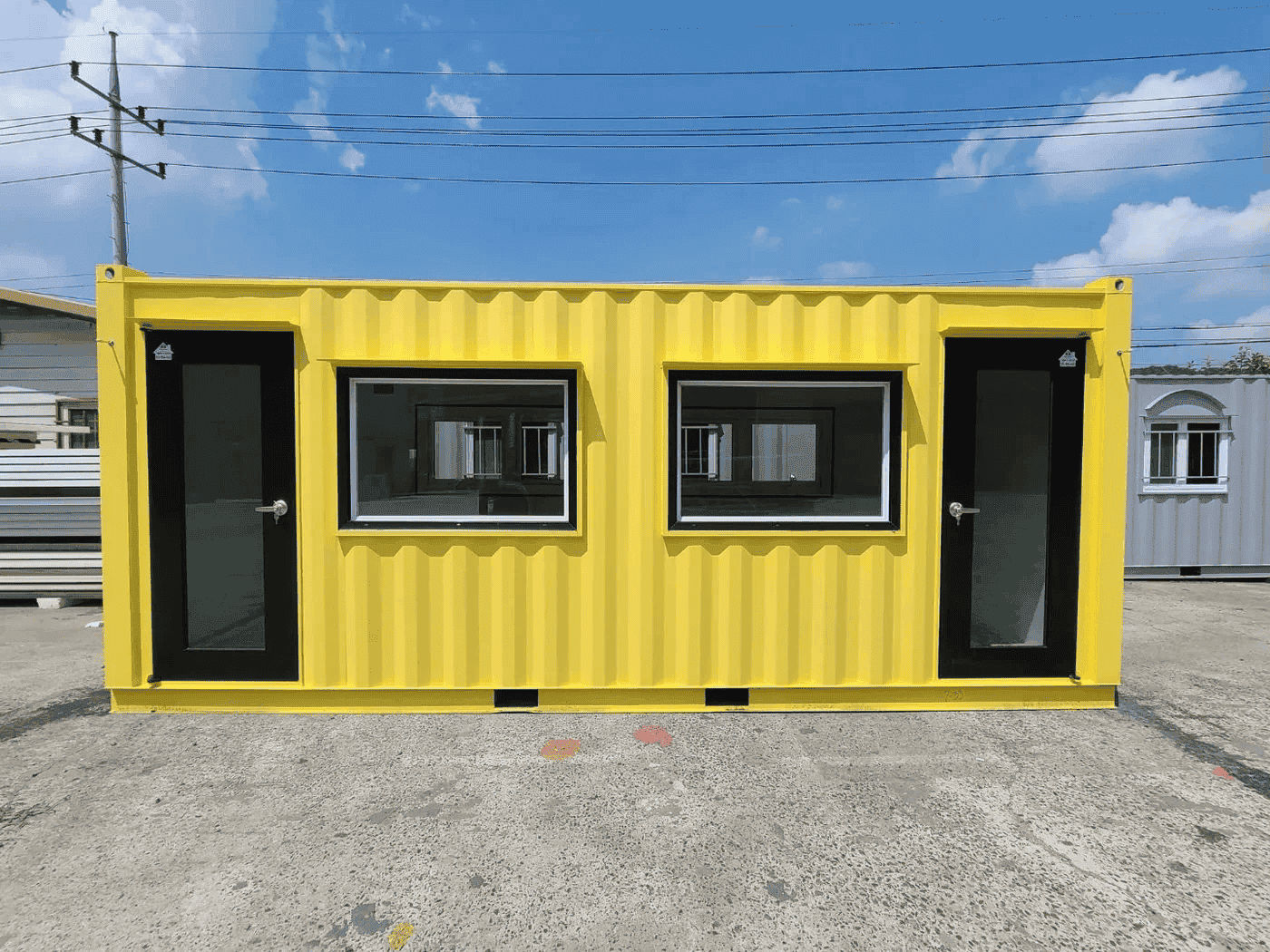 Container Bureau 20 Pieds Neuf Coloris Jaune Premium (1) Container Bureau 20 Pieds Neuf Coloris Jaune Premium