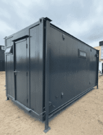 Container Sanitaire Antivandalisme 13 x 9 Pieds avec 3 Toilettes