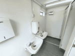 Container Sanitaire Antivandalisme 13 x 9 Pieds avec 3 Toilettes