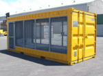 Container de Stockage de bouteilles de gaz