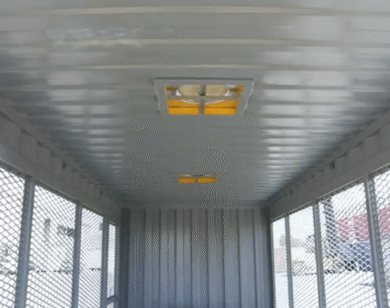Container de Stockage 40 Pieds de bouteilles de gaz