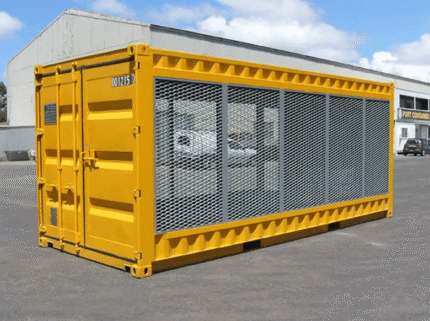 Container de Stockage 40 Pieds de bouteilles de gaz