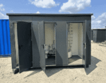Conteneur Sanitaire 3 Cabines avec WC, Douche & Chauffe-Eau
