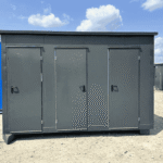 Conteneur Sanitaire 3 Cabines avec WC, Douche & Chauffe-Eau