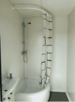 Conteneur Sanitaire 3 Cabines avec WC, Douche & Chauffe-Eau