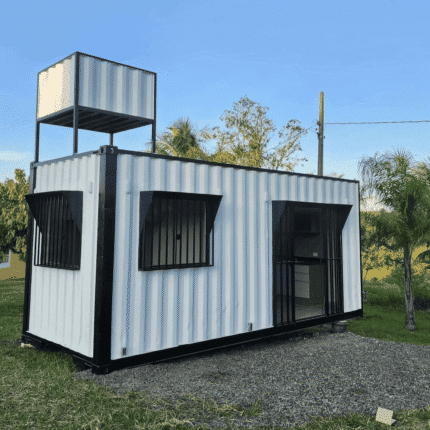 Maison Préfabriquée 20 Pieds Sur Mesure avec Réserve d’Eau