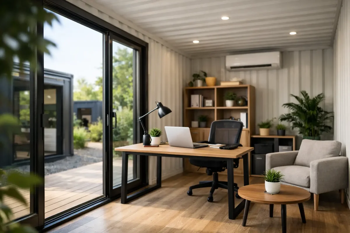 Aménager un container en bureau efficacement