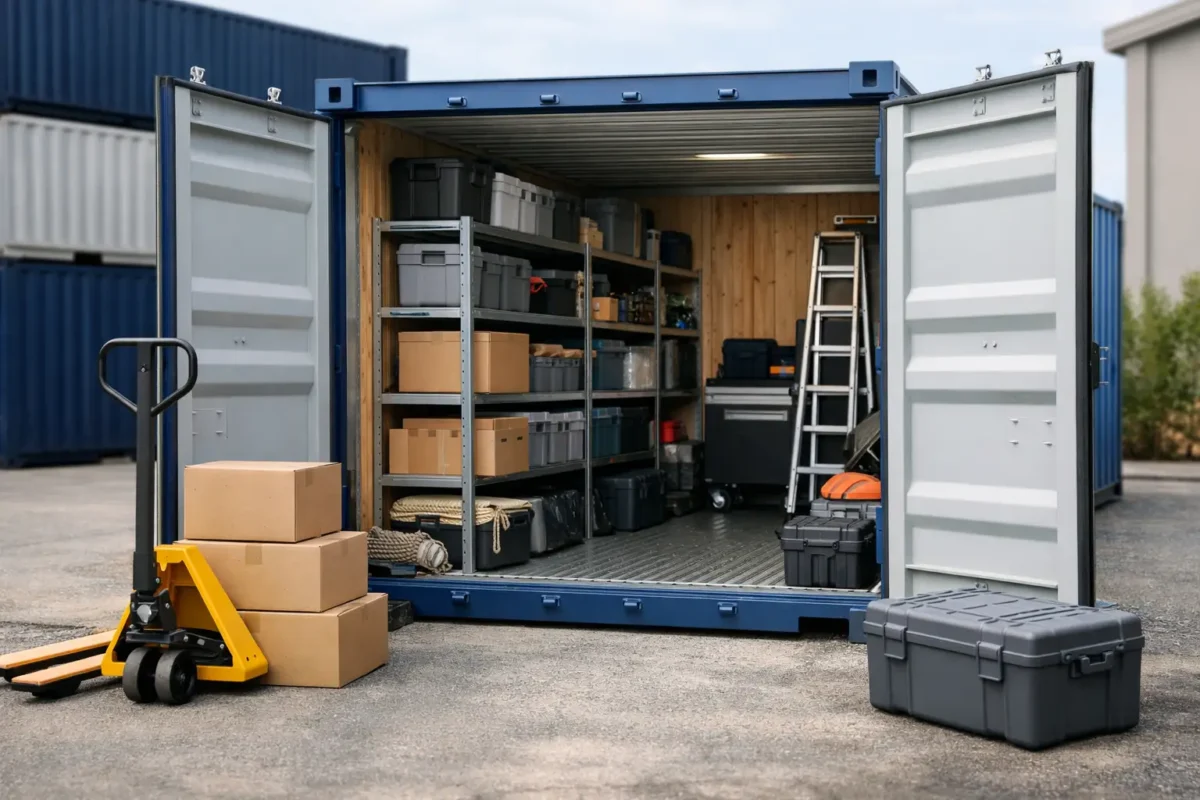 Aménager un container pour stockage : 7 étapes