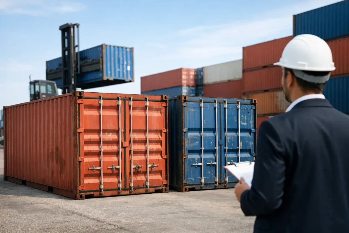 Avis container maritime d’occasion : faut-il acheter ?