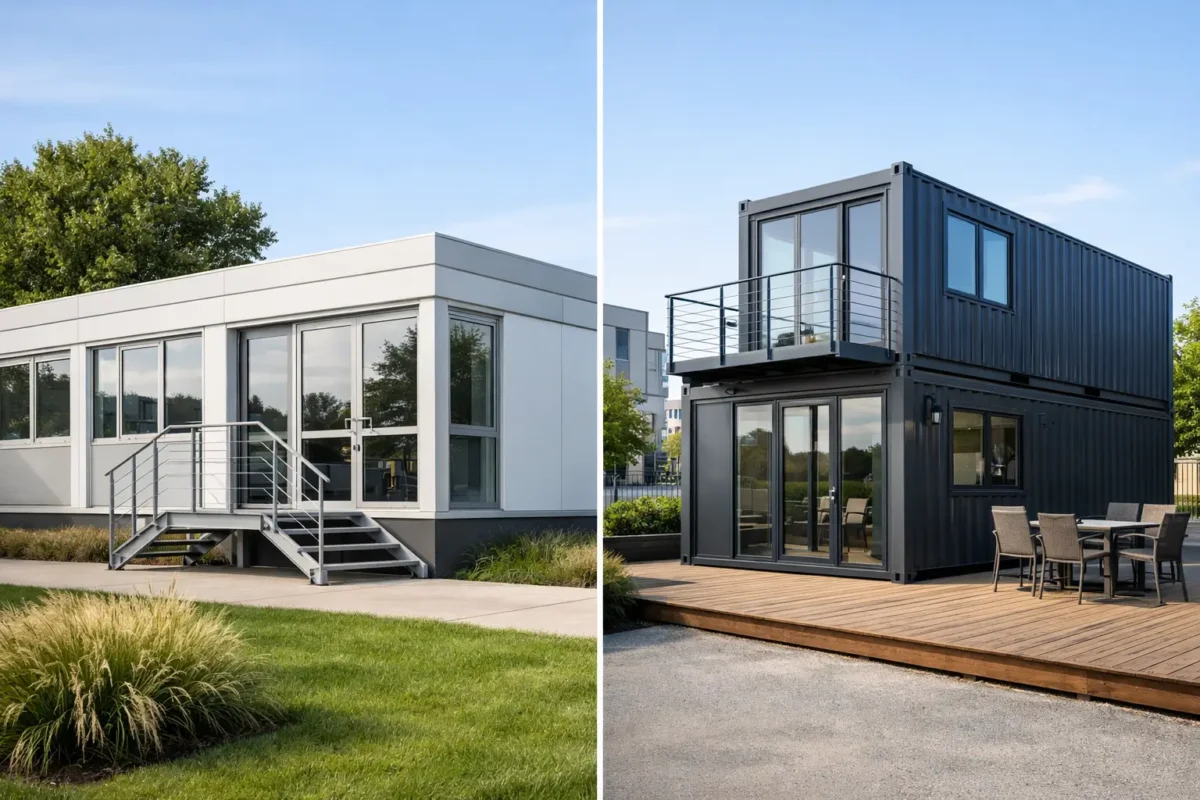 Bureau modulaire ou container : que choisir ?