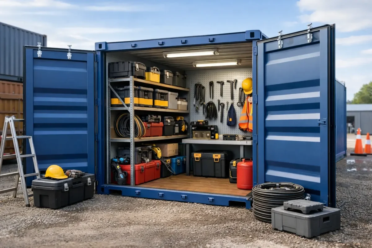 Container pour stockage matériel : bien choisir