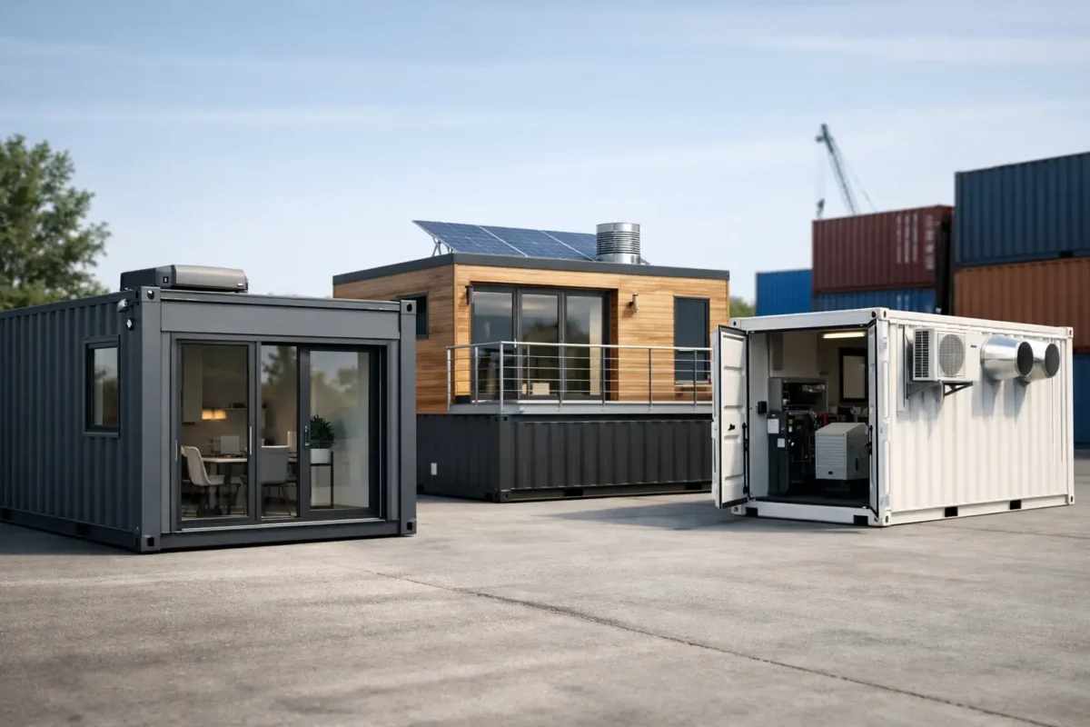 Liste d’options container sur mesure