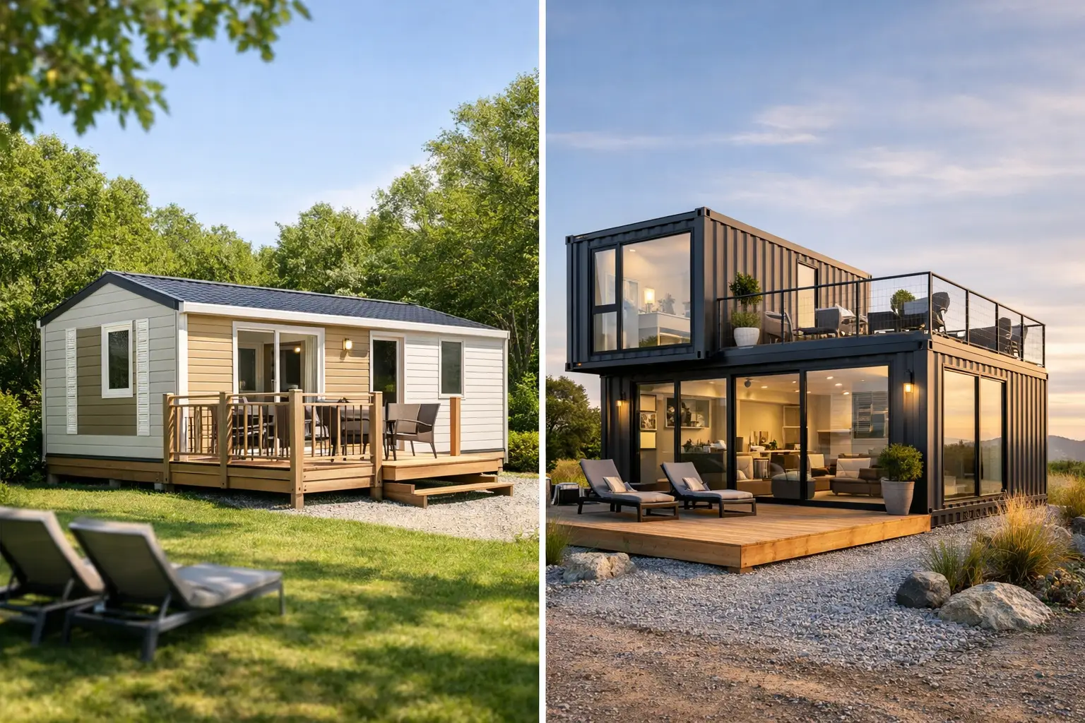 Mobile home ou container : lequel choisir ?