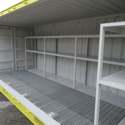 Conteneur Maritime 20 Pieds Double Paroi Aménagé en Entrepôt