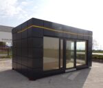 Pavillon Commercial Modulaire 18 m² Vitré et Isolé – 6 × 3 m