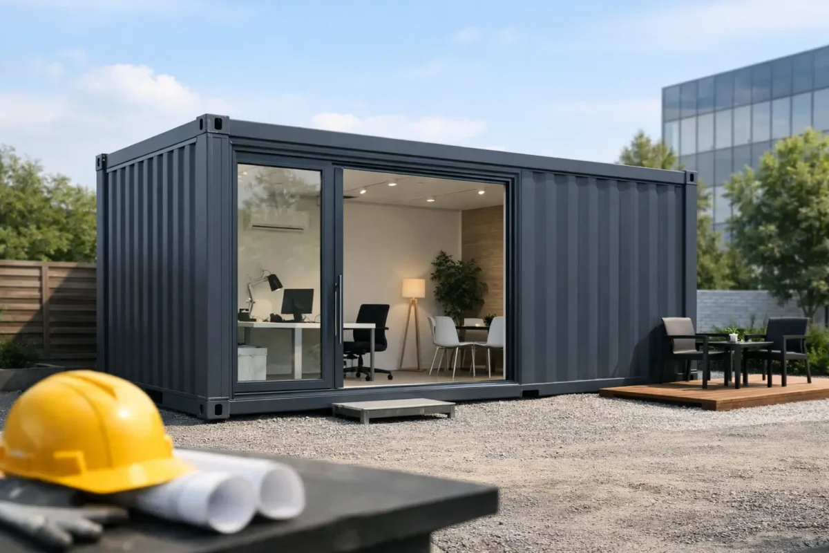 Test conteneur bureau préfabriqué : 8 points