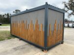 Bureau de Jardin 20 Pieds avec Façade Vitrée & Finition Bois