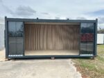 Bureau de Jardin 20 Pieds avec Façade Vitrée & Finition Bois