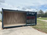 Bureau de Jardin 20 Pieds avec Façade Vitrée & Finition Bois