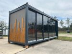 Bureau de Jardin 20 Pieds avec Façade Vitrée & Finition Bois