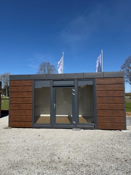 Pavillon Modulaire 18 m² Isolé – Bureau, Commerce & Espace d’Accueil