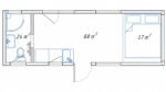 Plan du Tiny House 18 m² Tout Équipée avec Terrasse 10 m²
