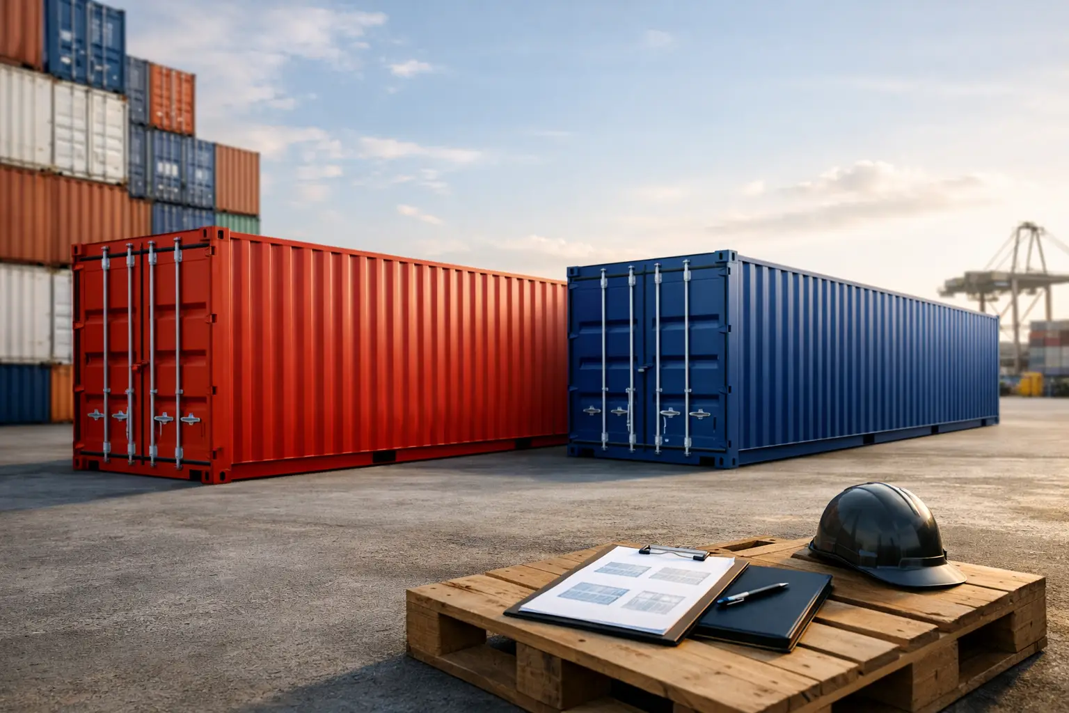 Comparaison container 40 pieds : lequel choisir ?