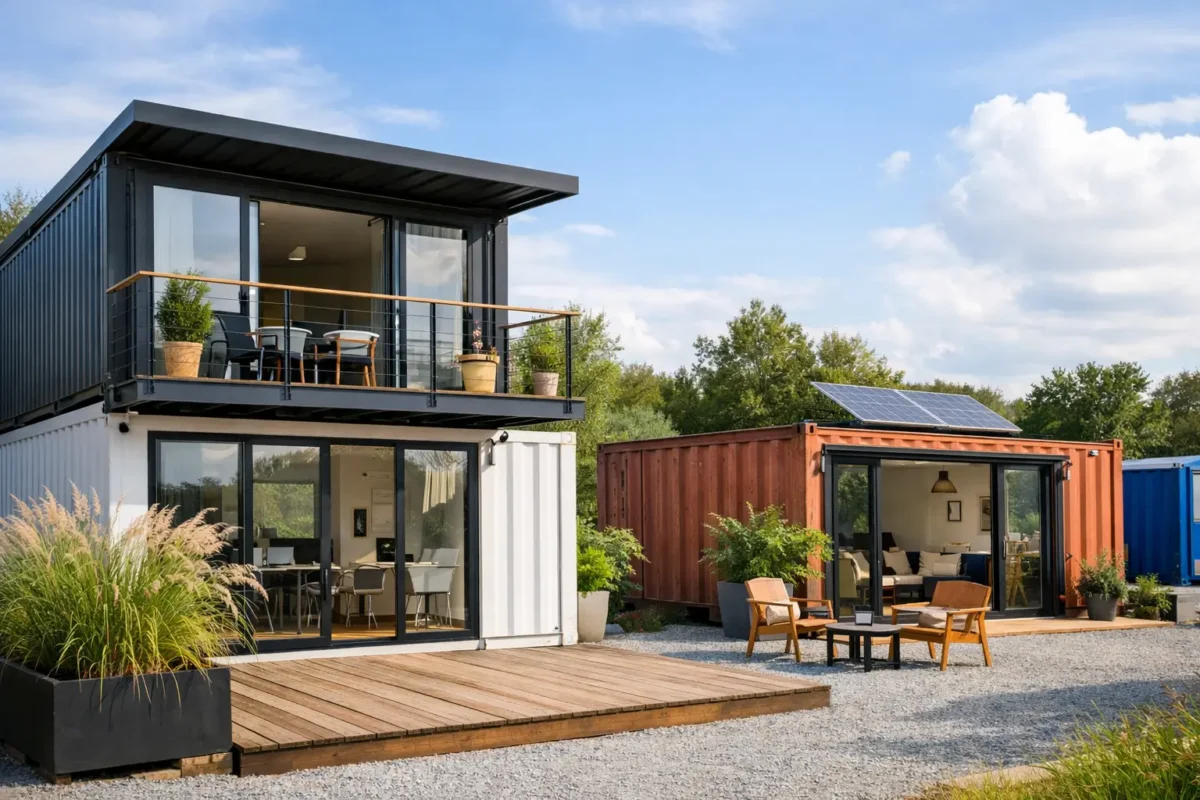 Containers recyclés : des espaces utiles et durables
