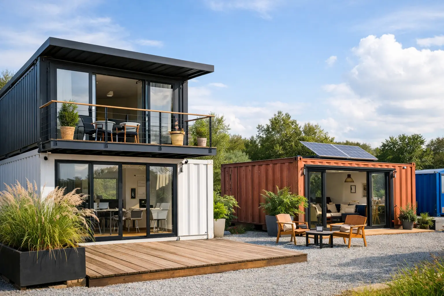 Containers recyclés : des espaces utiles et durables
