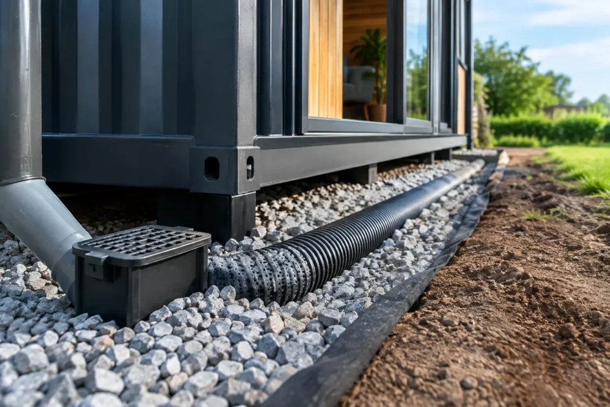 Guide du drainage sous conteneur aménagé